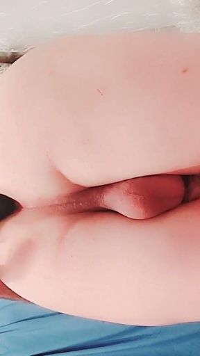 EGGPLANT BIG ASS CUMSHOT FEMBOY BOOTY CROSSDRESSER MASTURBATING WHEN EGGPLANT IN HER BIG ASS CUTE HANDSFREE CUMMING&hellip;   Clip 2