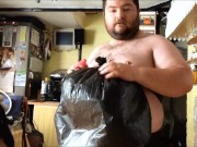 belly padding with a bag