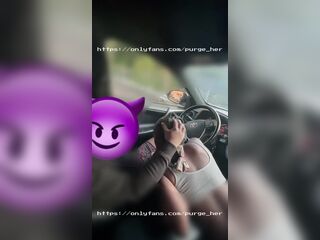 Cars Pass by Whilst That babe Suck My Penis