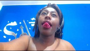 Ebony Female Self Play with and Without Toy
