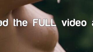 Petite Blondie Stripping Outdoor Nudity Showcase - Exotic Dancer in Russia