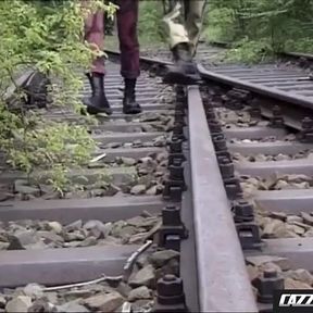 Cazzofilm - Fucked on a bridge