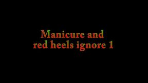 Manicure and red heels ignore 1-MOV