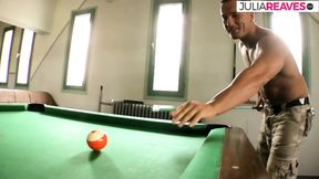 Horny Milf gets fucked by two huge cocks outdoor