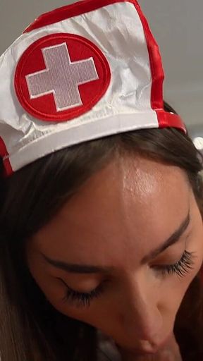 Busty Nurse Sisi Rose Fucks Multi Cumshots Out of Teddy T