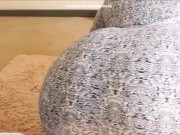 bent over and farting