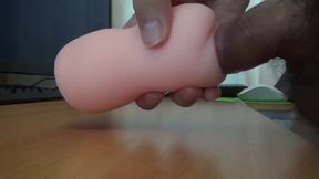 Early Leak Cock Floods Fleshy Gay Onahole With Gushing Creampie Overload