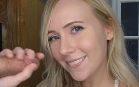 Blonde Housewife Loves Sucking Big Cocks Until They Cum on Her Face - Marissa Sweet