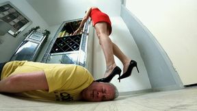 Red Dress & High Heels FLOOR CAM