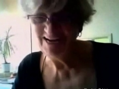 Mature Cam Show with Amateur Granny