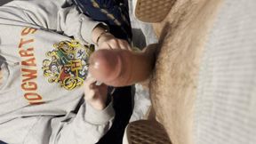 Black pedicured stinky toes fresh out of socks and vans footjob