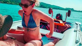 Hubby's beach buddy makes my marriage sail into a sloppy creampie adventure