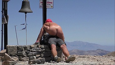 Fucking at the top of Crete!