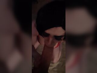 Толстый огромный член для моей тугой глотки