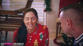 Stepdad Surprises His Gorgeous Stepdaughter with a Holiday Treat! - Featuring Theodora Day and Peter Fitzwell