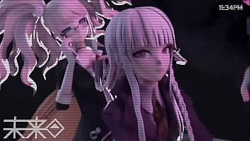 Danganronpa Junko x kirigiri The Ultimate sexy slut