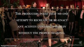 ”Brunette teaches blonde anal bdsm fuck”