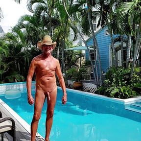 Naked in Public in Key West during Fantasy Fest 2023