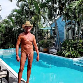 Naked in Public in Key West during Fantasy Fest 2023