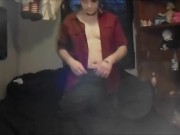 FtM Masculine Strip, Fat Pussy, Ass Hump Tease