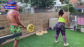 I Find My Neighbor John Smith Exercising And He Tears My Pants To Fuck Me