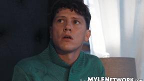 Intense threesome twat drilling session with hot Sheena Ryder & adorable Rion Ki