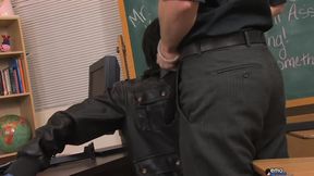 A hard uncut teacher dick