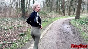 German Babe Receives Stranger's Cum in Her Tight Asshole