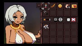 life with the tribe [ hentai game ] futanari dark skin sauvage is stroking while staring at me !