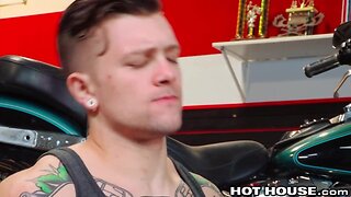 HotHouse Riding Sebastian Kross' Huge Cock