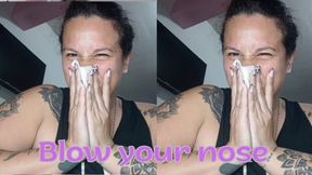 ASMR Blowing my nose