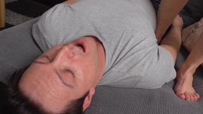 German mistress foot gagging