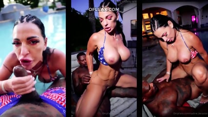 Private Pool Sextape With Jason Luv --- Nadine Kerastas