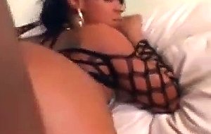 Ebony stripper loves the monster black dongs