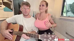 Michael Fly, Olivia Zlota And Jennifer Mendez In Busty Jenniffer Mendez Picks Up A Hippie Musician
