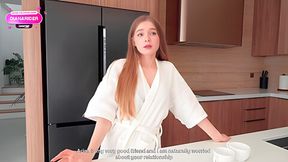 Wife Wont Give Me Sex? Ill Cheat With Her Friend On Kitchen! Husband Fucks While Wifes Nearby!