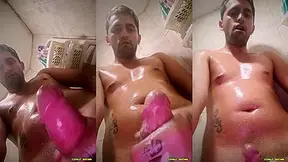 Jerking off with oil in the shower Self ruined orgasm multiple times and overstimulation of my glans that makes me squirt all over myself ??? - PissVids