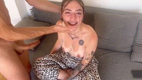 malafalda slaps for the tattooed whore