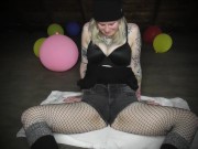 Big Step-Sister Gives You Birthday Jerk Off Instructions