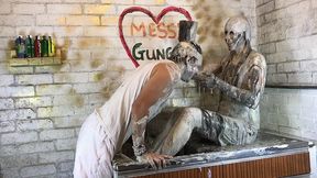 i m gonna get so messy for you! - sweet girl playing in gunge and clay.