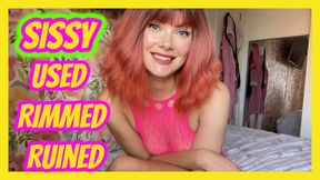 Leashed Sissy in the Woods – Used, Rimmed, Ruined