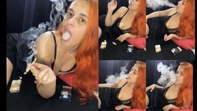 Smoking pure tobacco after a while - pleasant clouds of smoke