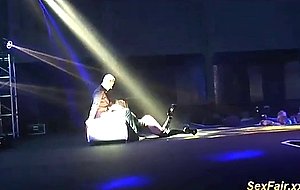 flexible lapdance on venus show stage