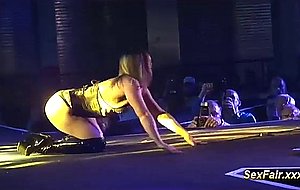 flexible lapdance on venus show stage