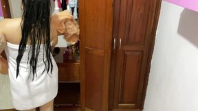 My Stepmom Changing Getting Caught on Camera