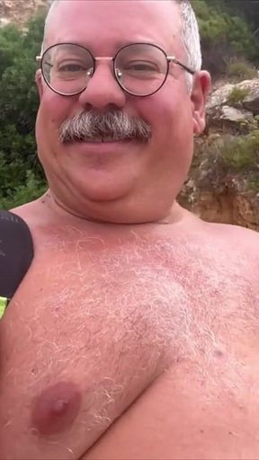 Older Handsome Gentleman Has a Large Endowment