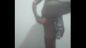 crossdresser fuck her ass using anal dildo
