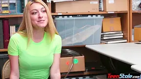 Hot Blonde Teen 18+ Thief With Alexa Raye