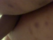 Oiled up asshole takes 9 inch bbc dildo