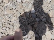 Pissing off a mountain (4K)